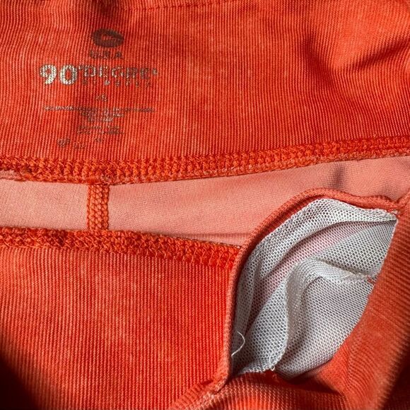 Retro, Upcycled, Upside Down Smiley, Active Micro Shorts - Picture 10 of 13